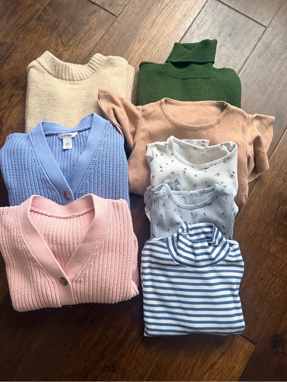 8 sweater/long sleeve tops - girls size 7-8